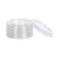 Crystalware CrystalWare 2003896 1 oz Portion Cup Lids; Clear - Pack of 100 2003896